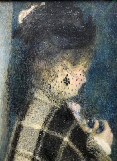 Jeune femme à la voilette