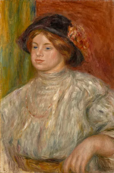 Jeune Femme au chapeau