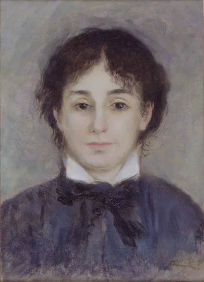 Jeune femme en bleu
