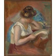Jeune femme lisant