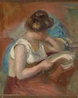 Jeune femme lisant