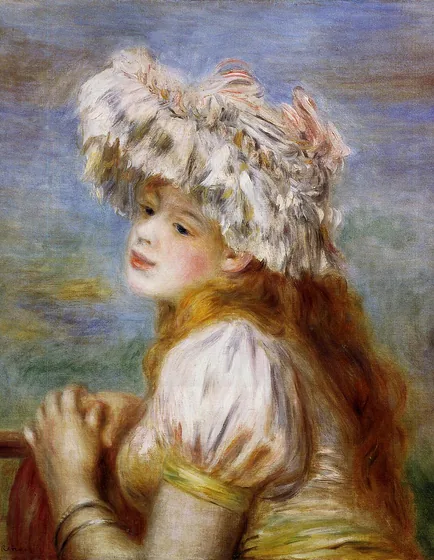 Jeune Fille à la coiffure de dentelle