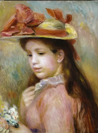 Jeune fille au chapeau
