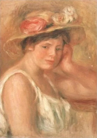 Jeune fille au chapeau