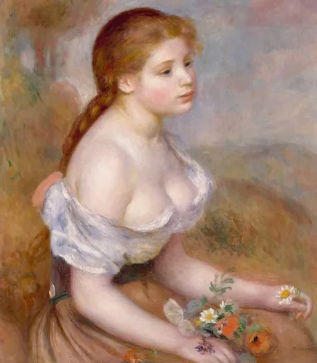 Jeune Fille aux marguerites