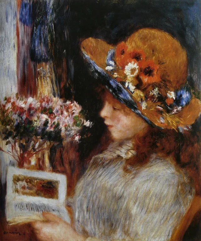 Jeune Fille lisant, Pierre-Auguste Renoir