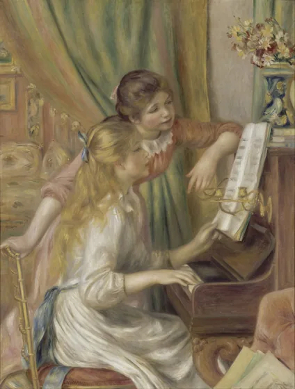 Jeunes Filles au piano