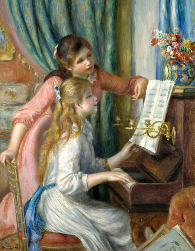 Jóvenes al piano