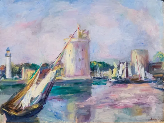 L'Entree du port de La Rochelle