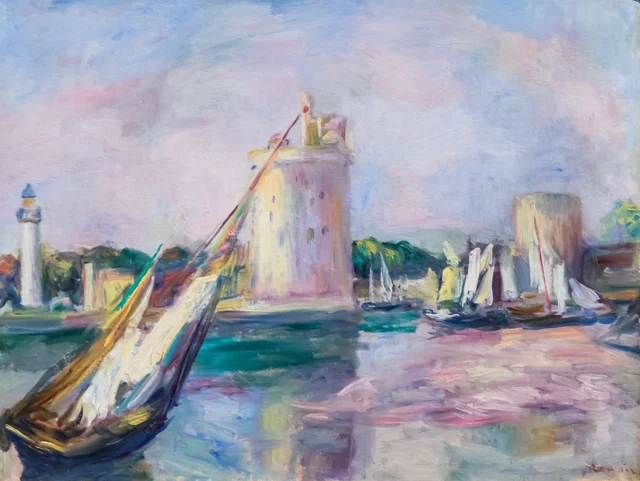 L'Entree du port de La Rochelle, Pierre-Auguste Renoir
