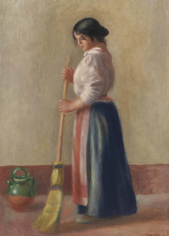 La Balayeuse, Pierre-Auguste Renoir