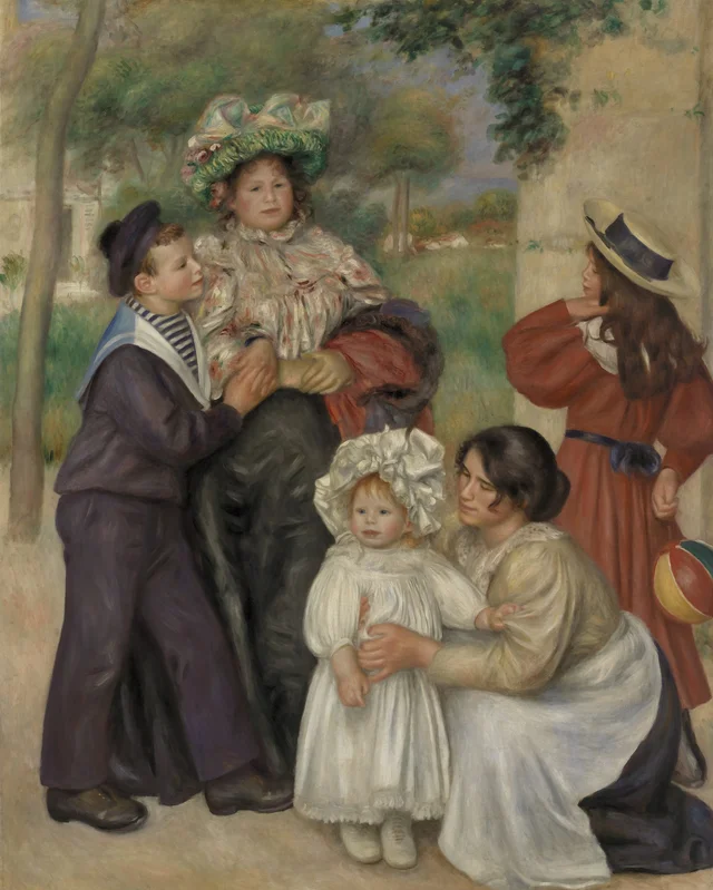 La familia del artista