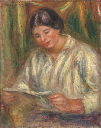 La Liseuse blanche