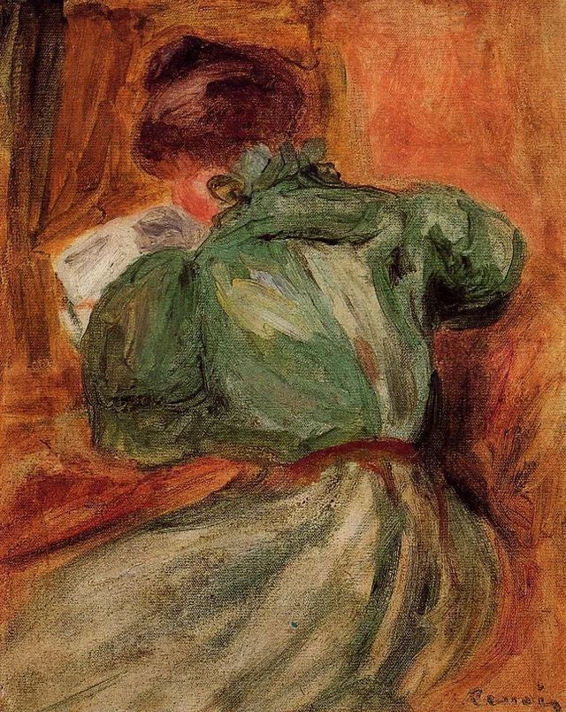 La lectora verde