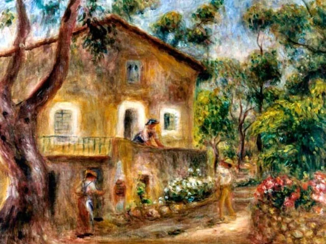 La maison de Collette à Cagnes, Pierre-Auguste Renoir
