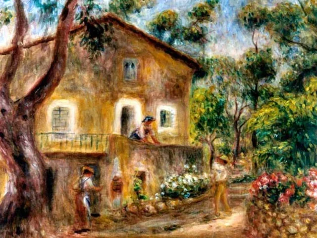 La casa de Collette en Cagnes, Pierre-Auguste Renoir