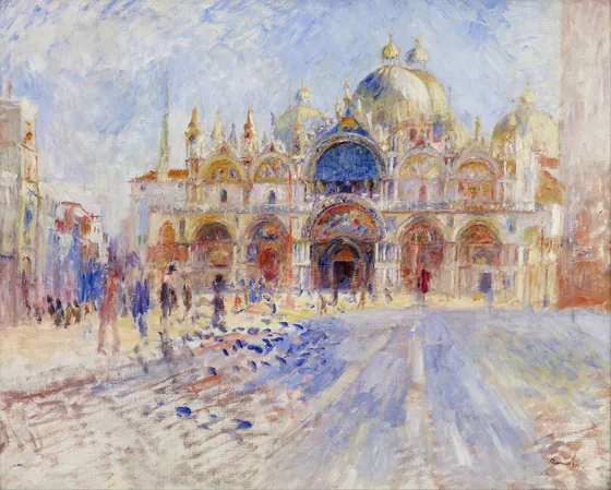 La Place Saint-Marc, Venise