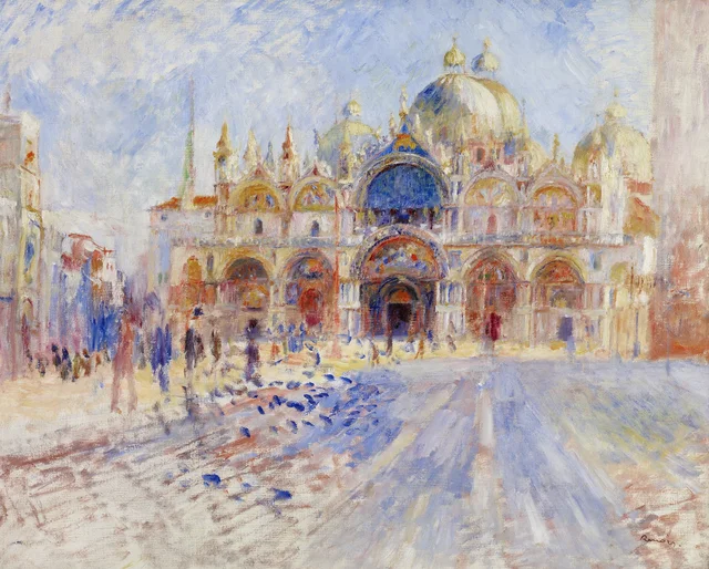 La plaza de San Marcos, Venecia