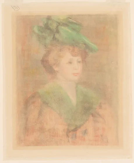 Lady with Green Hat (Mlle. Dieterle?)