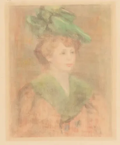 Lady with Green Hat (Mlle. Dieterle?)