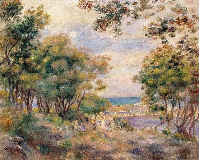 Landscape at Beaulieu, Pierre-Auguste Renoir