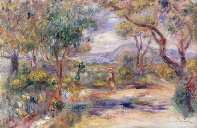Paisaje en Cagnes (el jardín de Renoir)