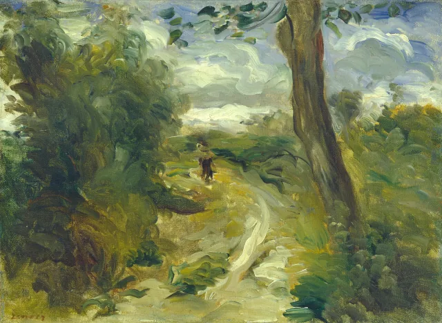 Paysage entre deux orages