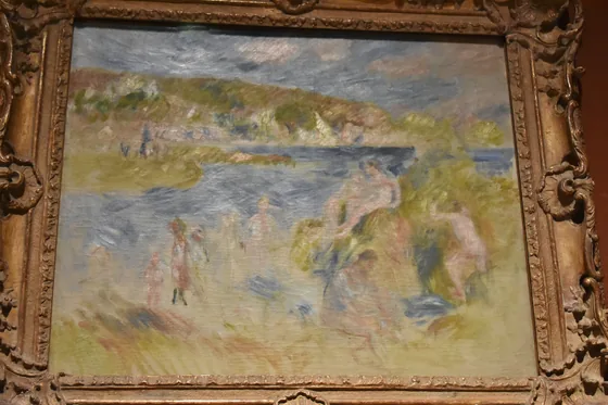 Landscape from Guernsey with Bathers