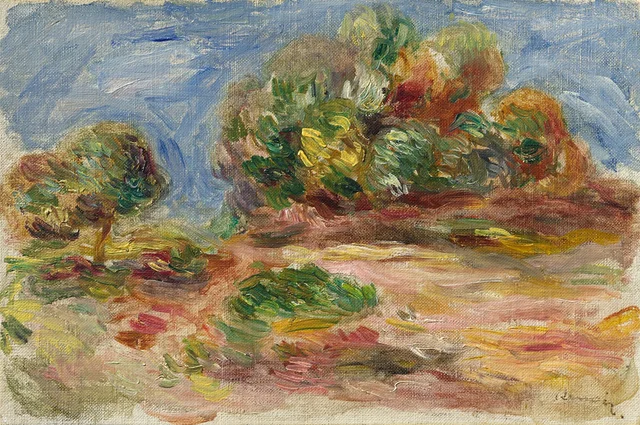 Landscape of Cagnes, Pierre-Auguste Renoir