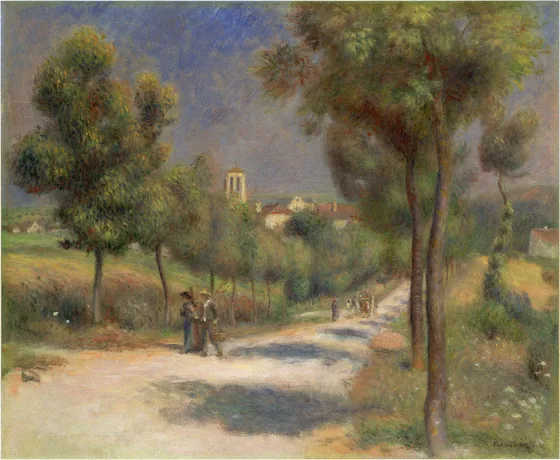 Landscape of Essoyes, Early Morning