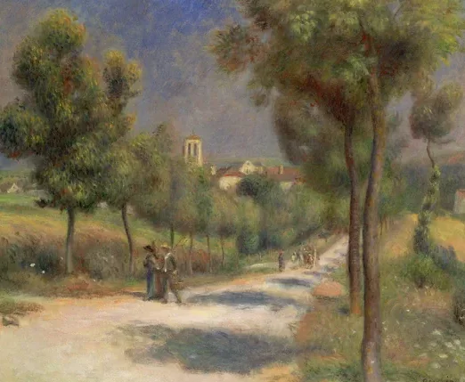 Landscape of Essoyes, Early Morning