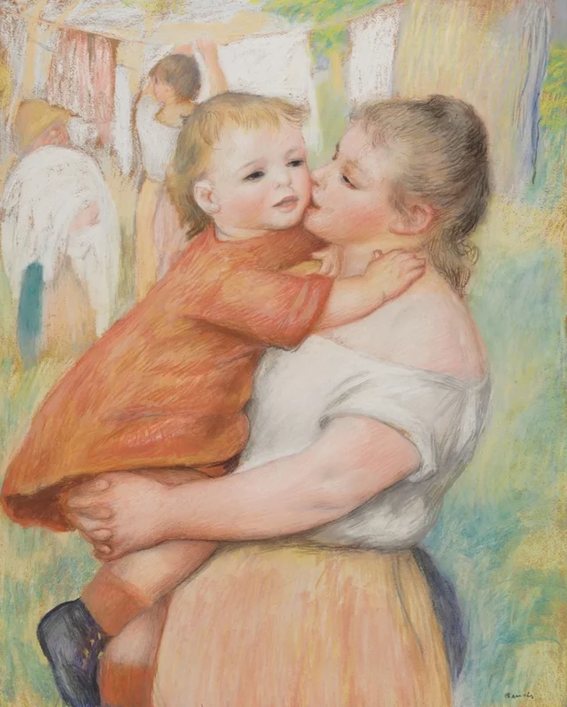 La lavandera y su hijo (Aline y Pierre)