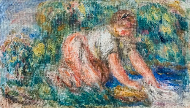 Laveuse, Pierre-Auguste Renoir