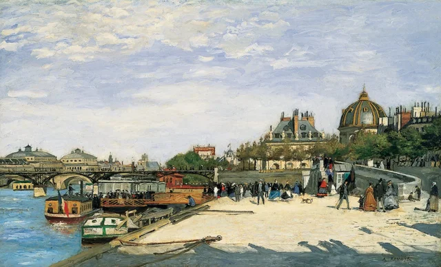Le Pont des Arts, Paris, Pierre-Auguste Renoir