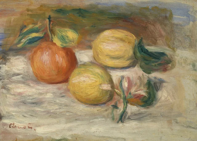 Limões e laranja, Pierre-Auguste Renoir