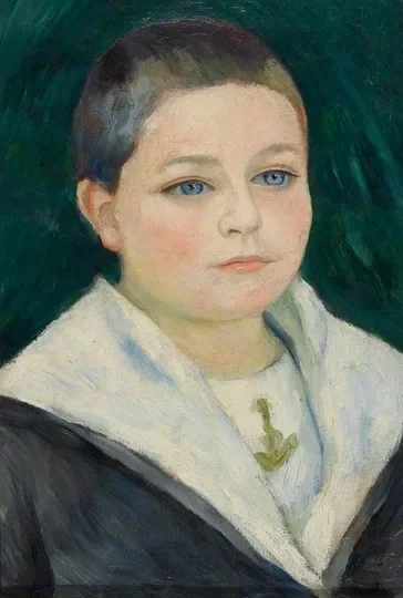 Léon Goujon in Sailor-Suit