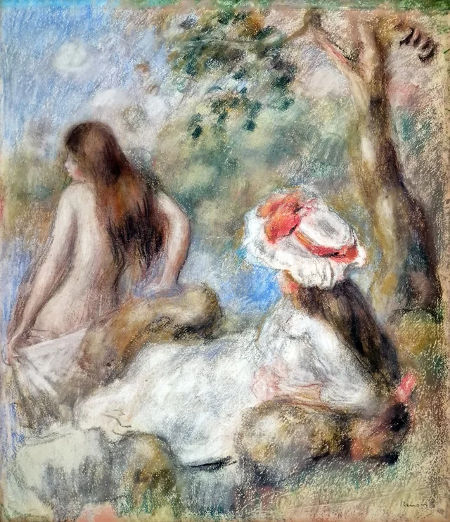 Les baigneuses, Pierre-Auguste Renoir