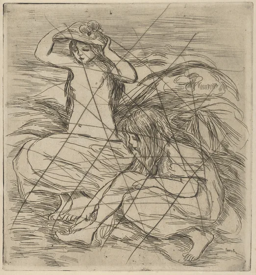 Les Deux Baigneuses (Cancelled impression)