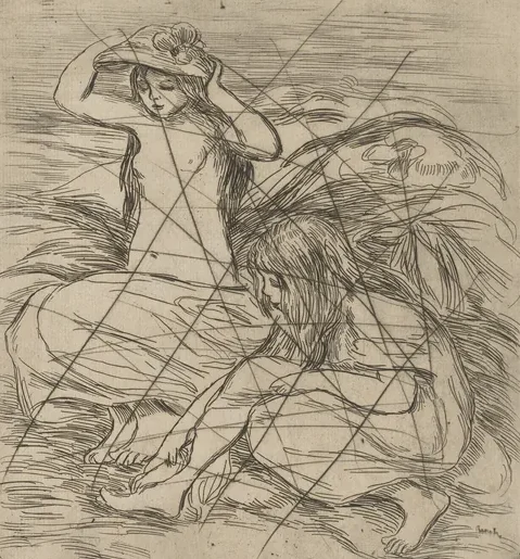 Les Deux Baigneuses (Cancelled impression)