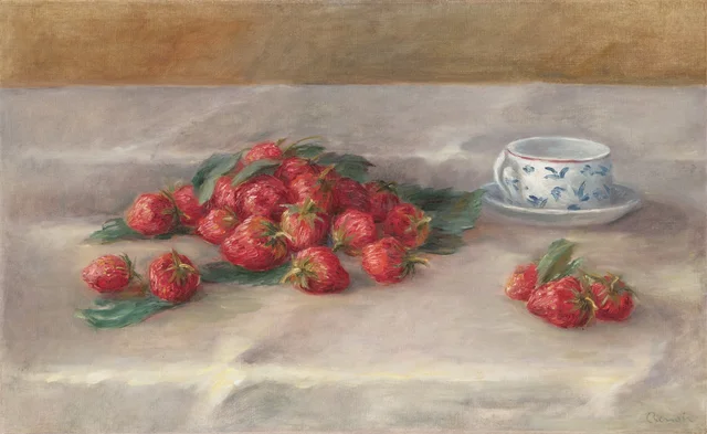Las fresas, Pierre-Auguste Renoir