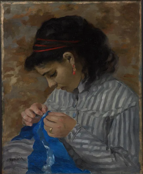 Lise cousant