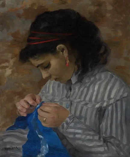 Lise cousant
