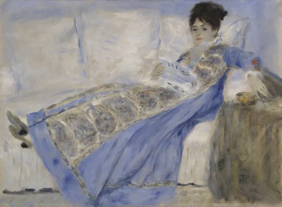 Madame Monet lisant