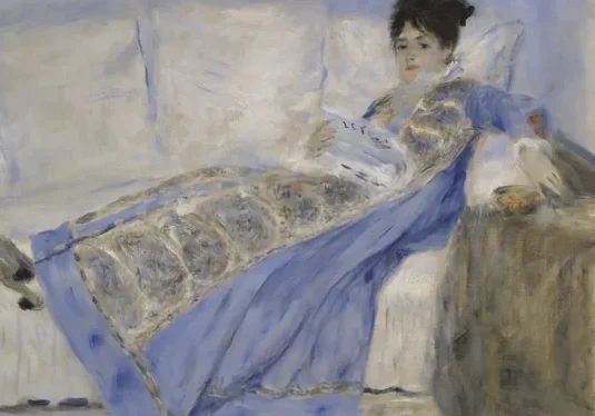 Madame Monet lisant