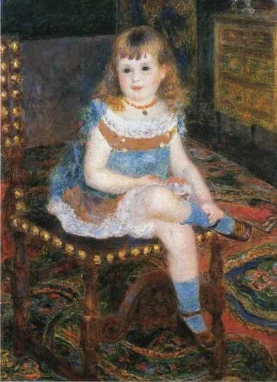 Mademoiselle Georgette Charpentier assise