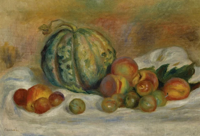 Melon et fruits, Pierre-Auguste Renoir