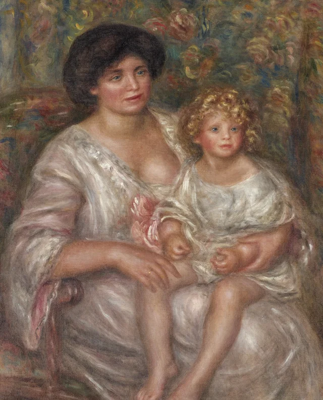 Madre e hijo, Pierre-Auguste Renoir