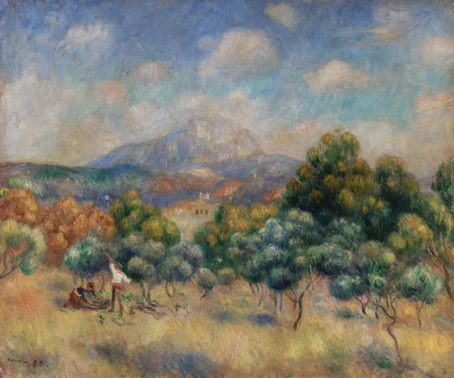 Montaña Sainte-Victoire (Paisaje)