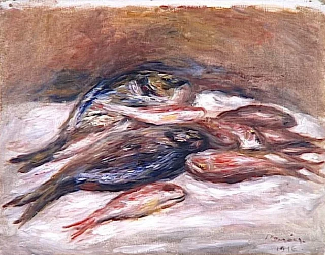 Nature morte aux poissons, Pierre-Auguste Renoir