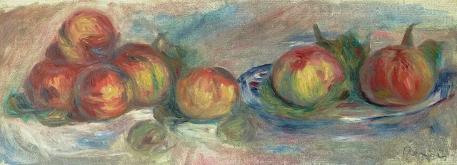 Bodegón con manzanas